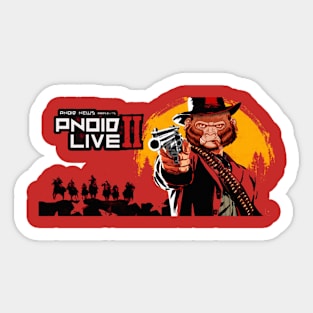 pnoid red dead Sticker